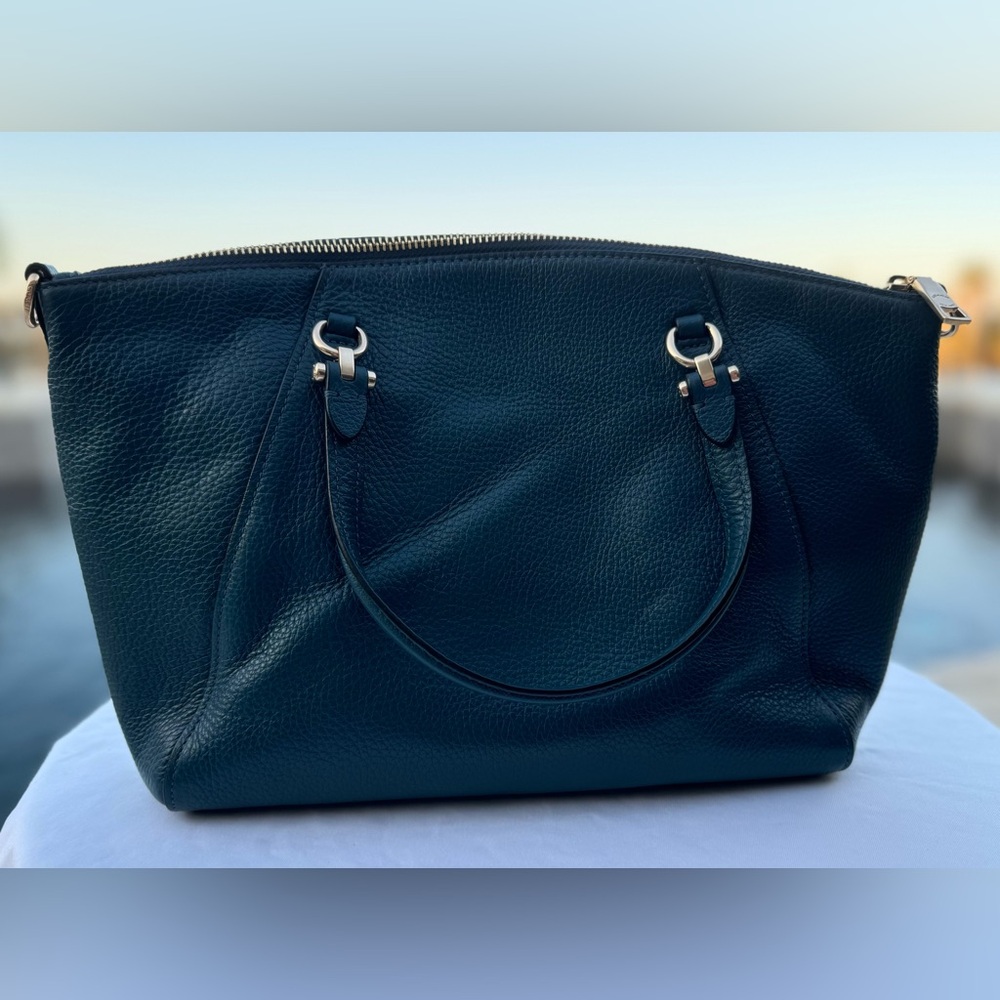 Pre Loved COACH Dark Ivy Prairie Satchel/Crossbody - Picture 4 of 14
